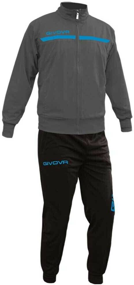 Sprinter Givova One Track Suit (TT012)black/grey Chándales