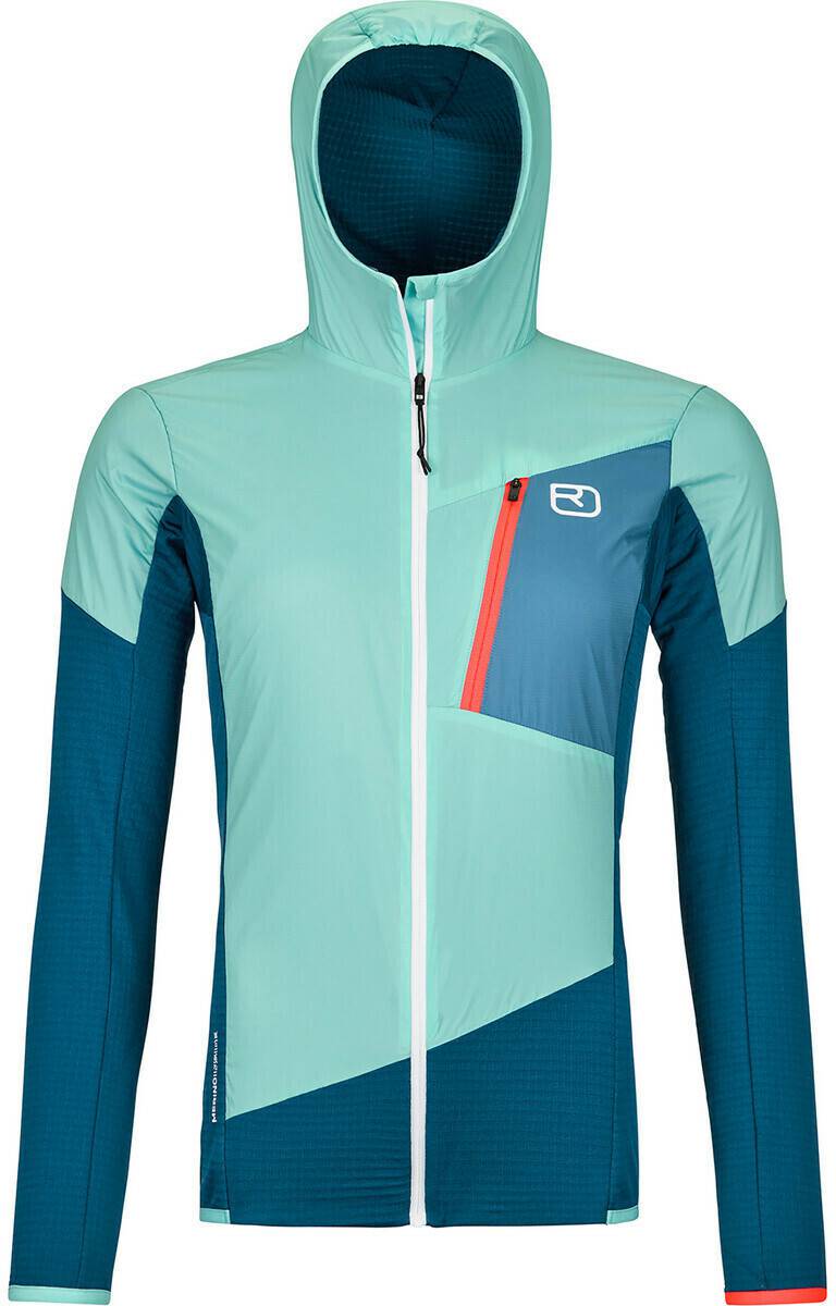 Ropa de esquí Sprinter Ortovox Ladiz Hybrid Jacket Wpetrol blue