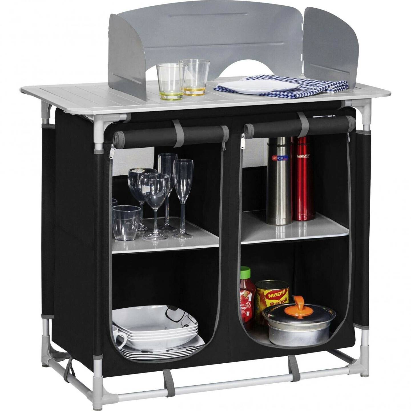 Mobiliario de camping Sprinter Berger Kitchen Box 4-Shelf