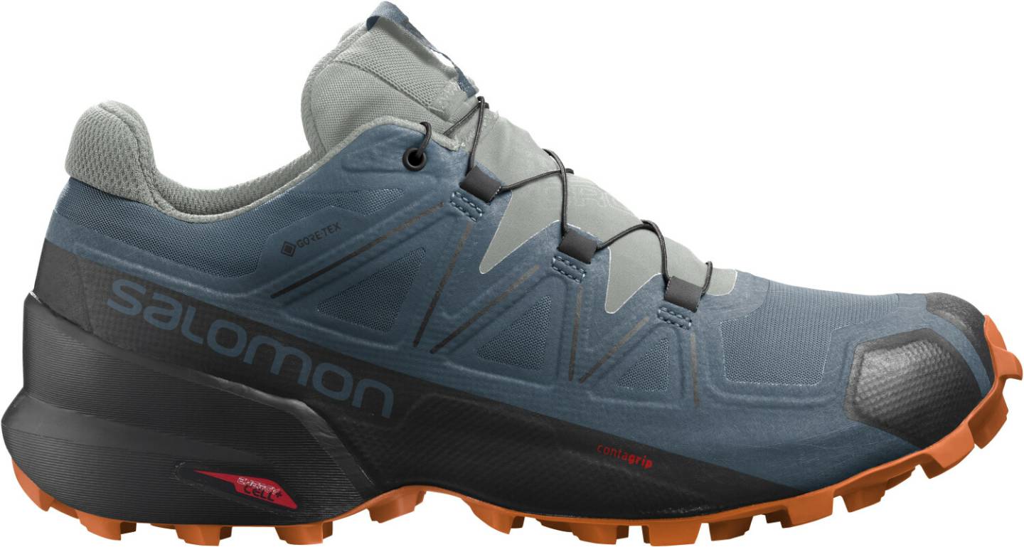 Zapatillas running Sprinter Salomon Speedcross 5 Gore-Tex mallard blue/wrought iron/vibrant