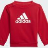 Chándales Sprinter Adidas Kids Badge of Sport Jogging Suit (IC6592) better scarlet/white