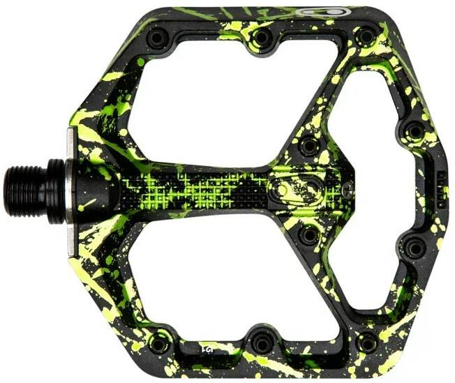 Pedales de bicicleta Sprinter Crankbrothers Stamp 7 Pedalgreen Splatter Limited