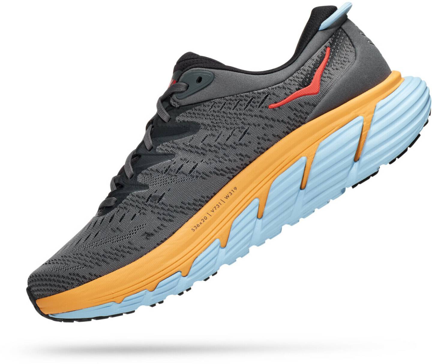 Sprinter Hoka Gaviota 4castlerock/anthracite gris Zapatillas running