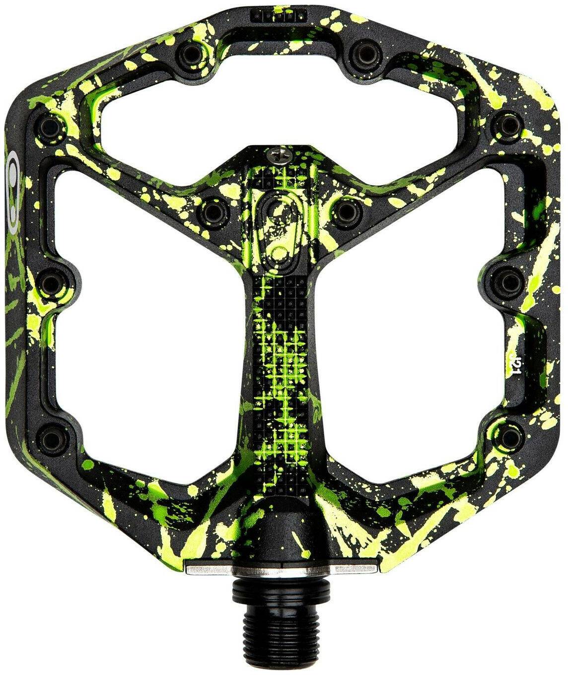 Pedales de bicicleta Sprinter Crankbrothers Stamp 7 Pedalgreen Splatter Limited