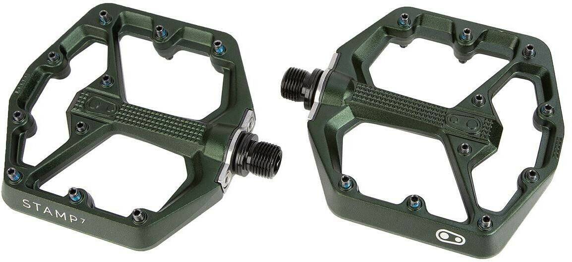 Sprinter Crankbrothers Stamp 7 PedalLarge, dark green Pedales de bicicleta