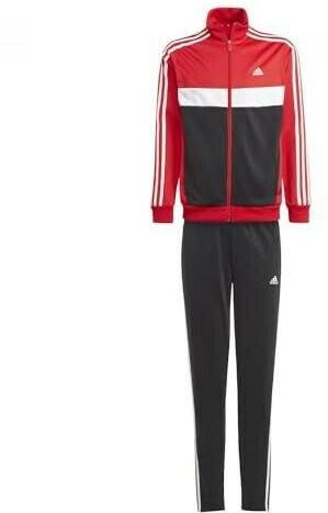 Chándales Sprinter Adidas Essentials 3-Stripes Tiberio Track Suit Kids red