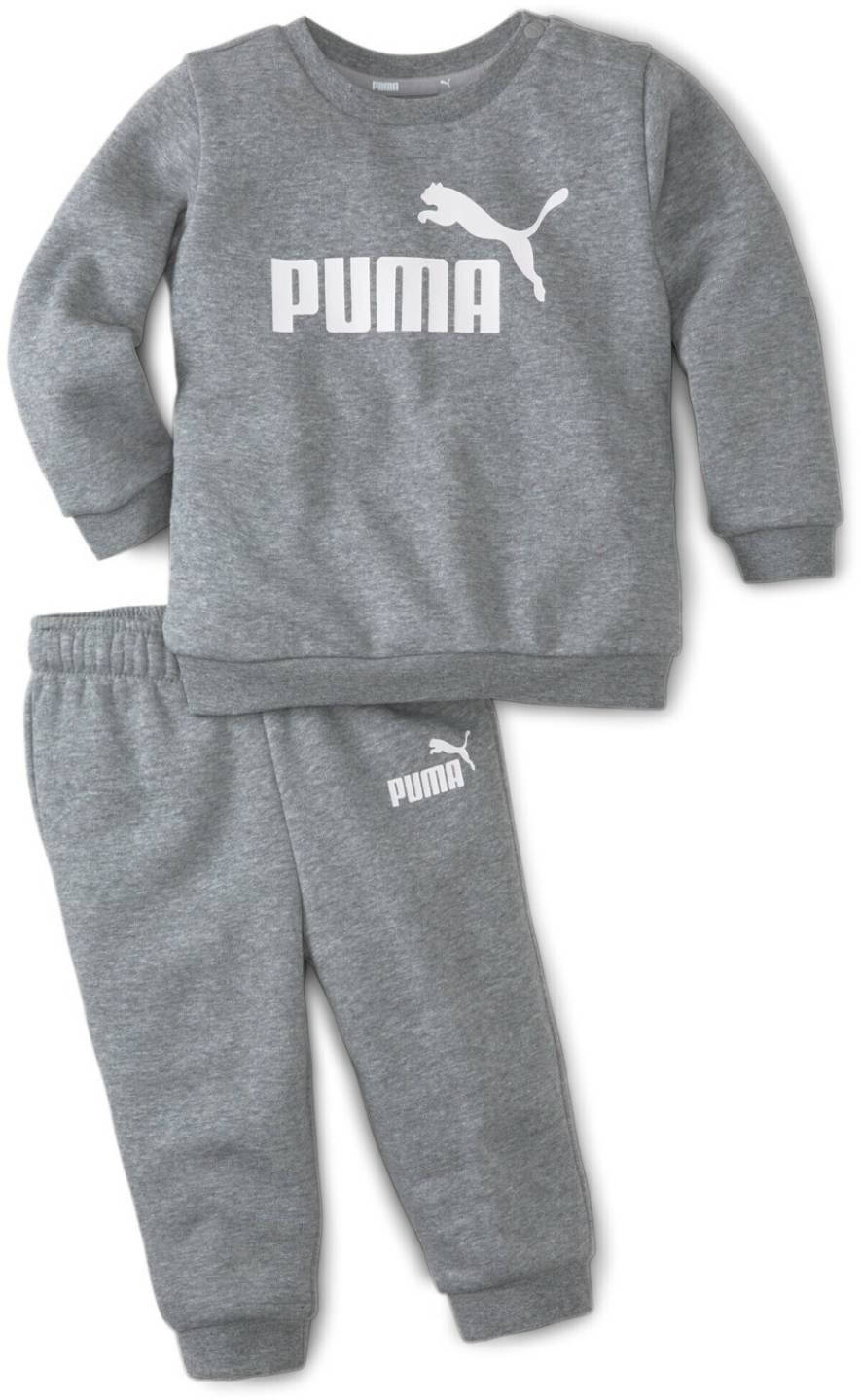 Sprinter Puma Essentials Minicats Baby Jogginganzug mit Rundhalsausschnittmedium gray heather Chándales