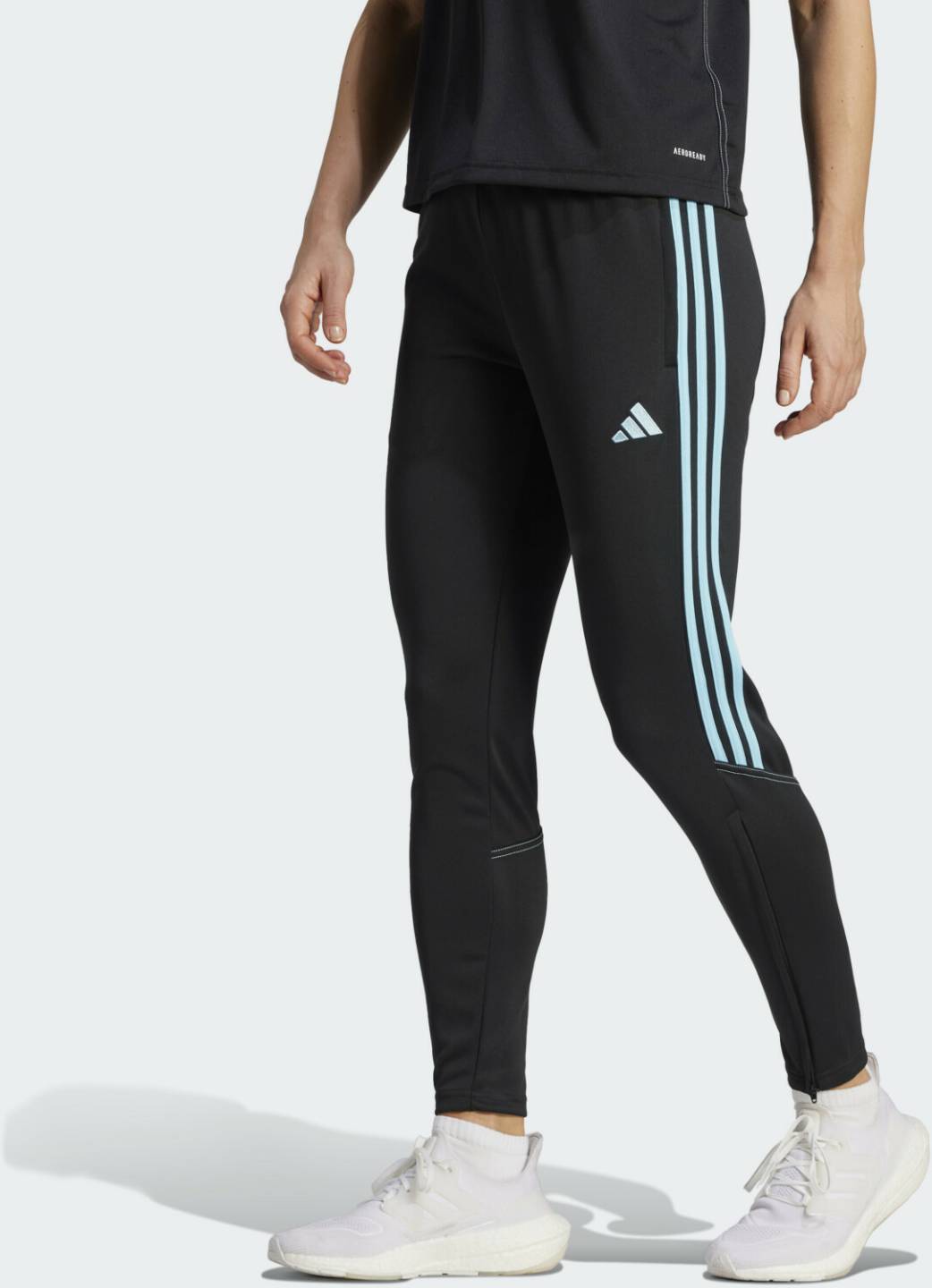 Chándales Sprinter Adidas Woman Tiro 23 Club Training Pants black/bliss blue (IL7116)