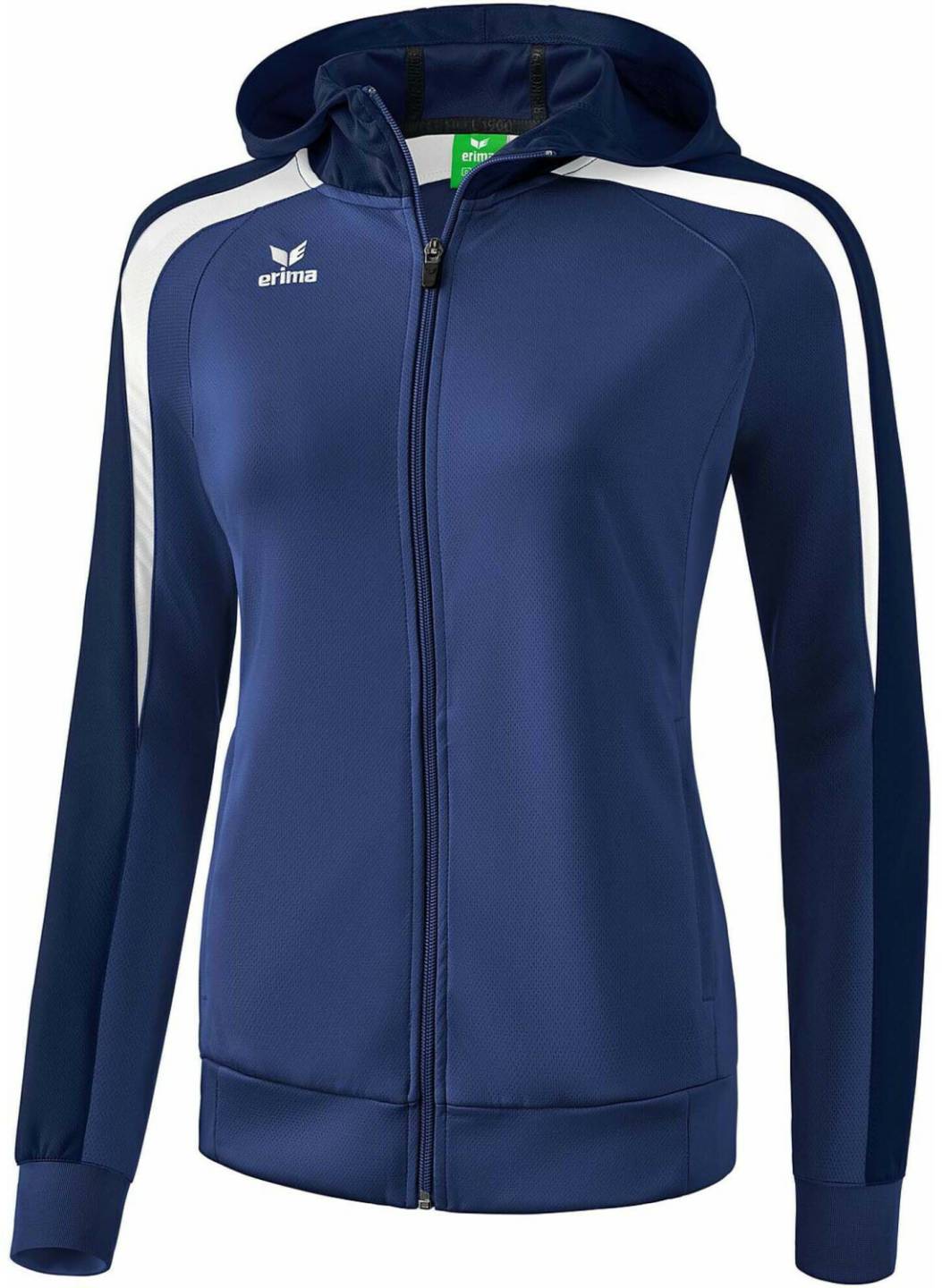 Chándales Sprinter Erima Womens Liga 2.0 Training Jacket with Hoodnew navy/dark navy/white