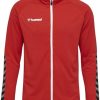 Sprinter Hummel Authentic Poly Zip Jacket Youth (205367)red (205367-3062) Chándales