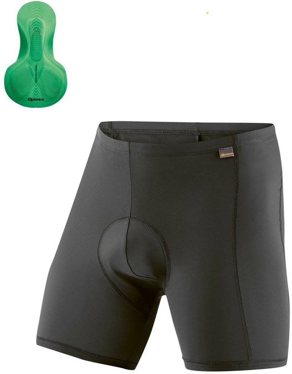 Pantalones ciclismo Sprinter Gonso Sitivo Bike Underpants Menblack/bright green