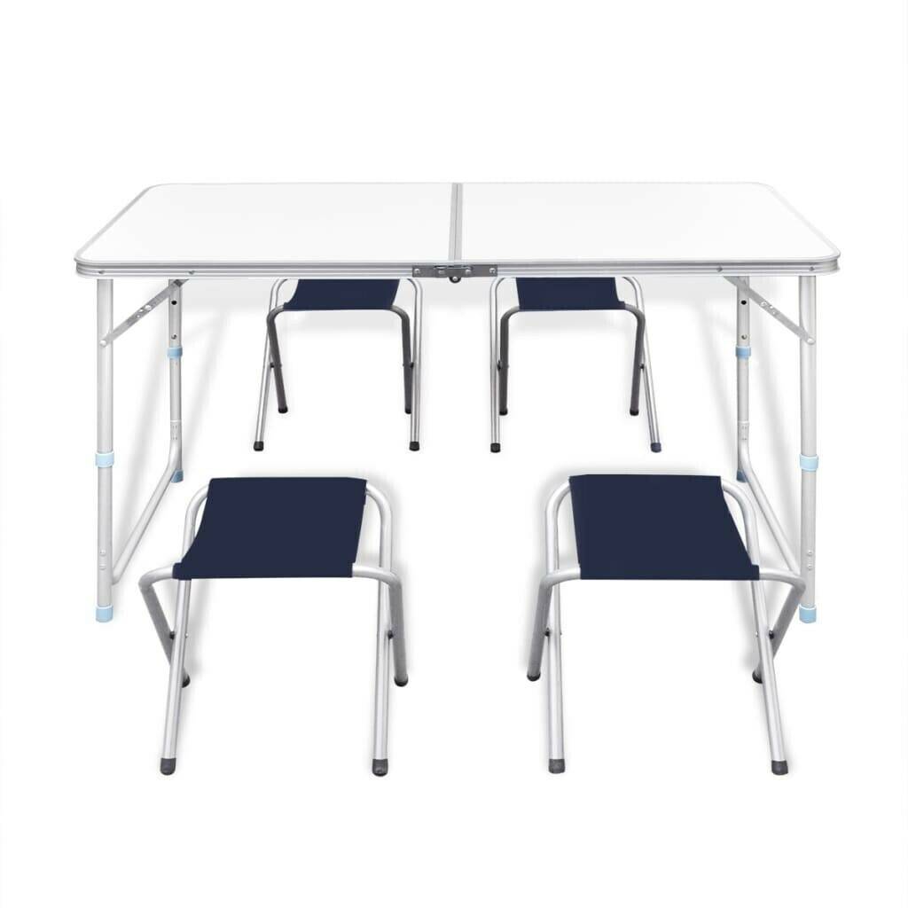 Sprinter vidaXL Foldable Camping Table Set with 4 Stools (41328) Mobiliario de camping